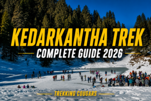 Kedarkantha Trek Complete Guide 2026 cover image by Trekking Cougars